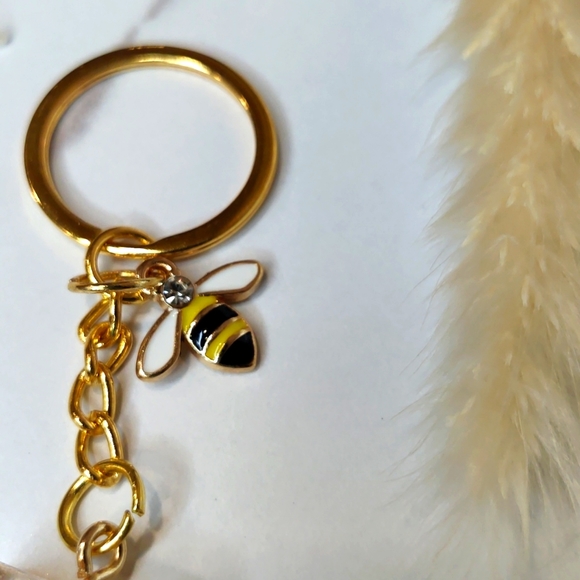 Initial M Resin Keychain - Picture 3 of 3